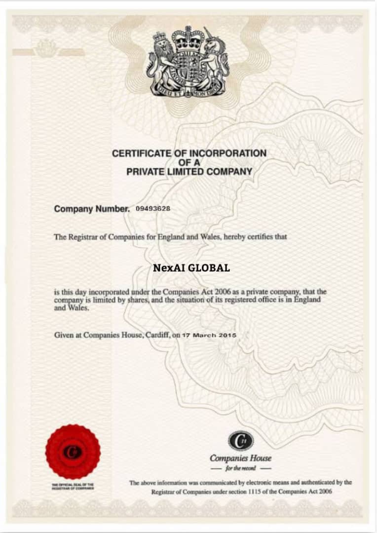 nexaiglobal.org  certificate